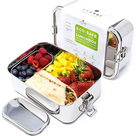 ecozoi xl stainless steel leak proof lunch box|Buy Sustainable Eco.